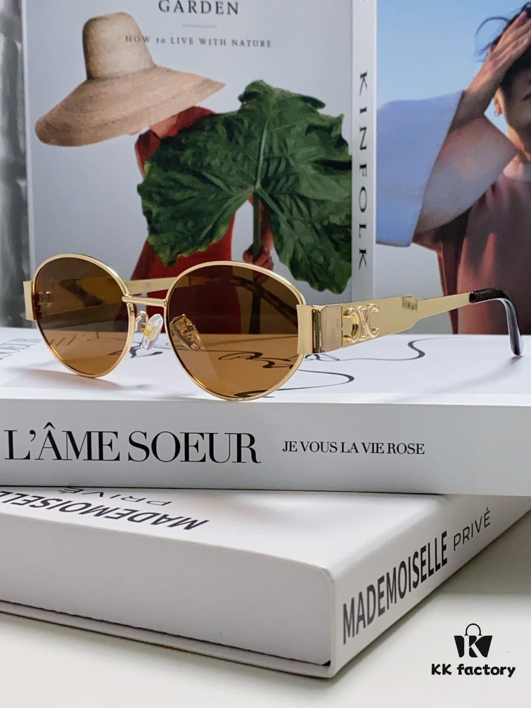6931faf33a89a121ed54bb62 Lisa's Same Celine Retro Round-frame Sunglasses, Known as the 'Egg Superman' Style, Also Referred to as the Arc de Triomphe Edition, Always Popular and Hard to Get