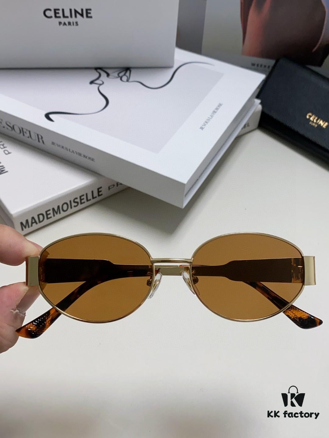 6931faf33a89a121ed54bb65 Lisa's Same Celine Retro Round-frame Sunglasses, Known as the 'Egg Superman' Style, Also Referred to as the Arc de Triomphe Edition, Always Popular and Hard to Get