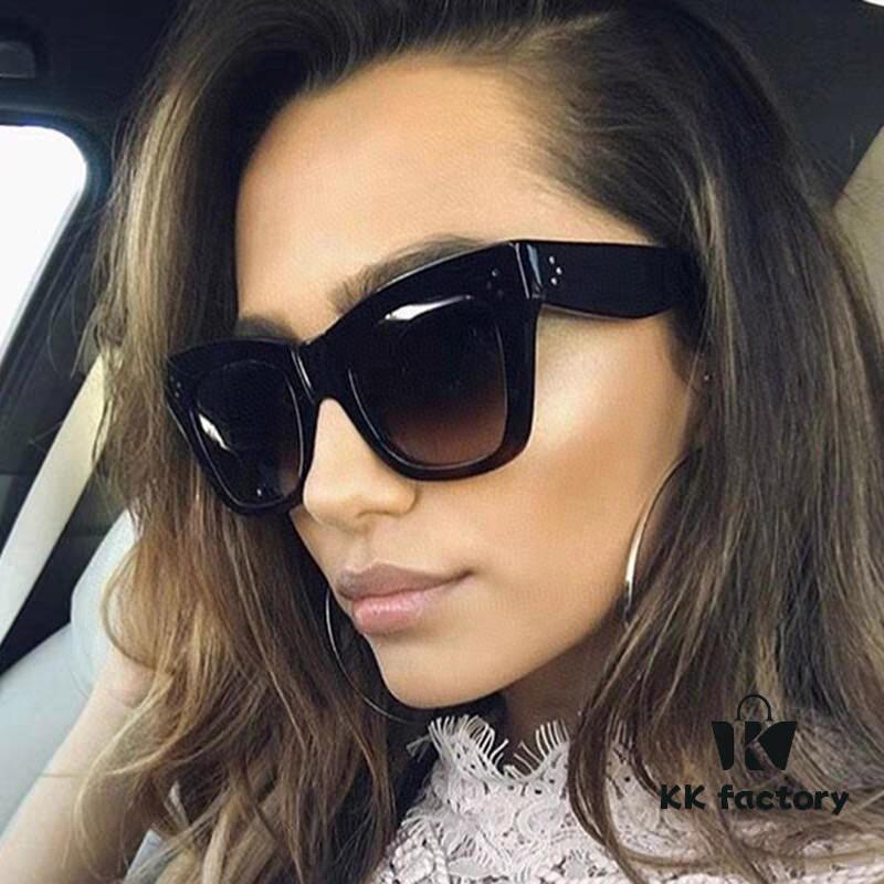 6931faf83a89a121ed54bba3 Celine Unisex Oversized Square Sunglasses for Men and Women, Gradient UV Protection Shades, Fashion Streetwear Eyewear
