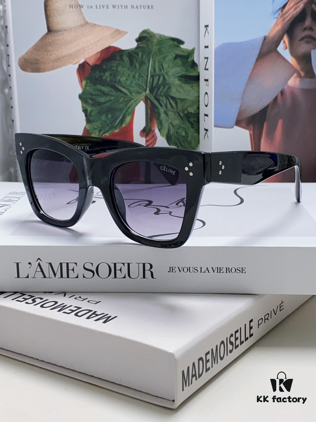6931faf83a89a121ed54bba4 Celine Unisex Oversized Square Sunglasses for Men and Women, Gradient UV Protection Shades, Fashion Streetwear Eyewear