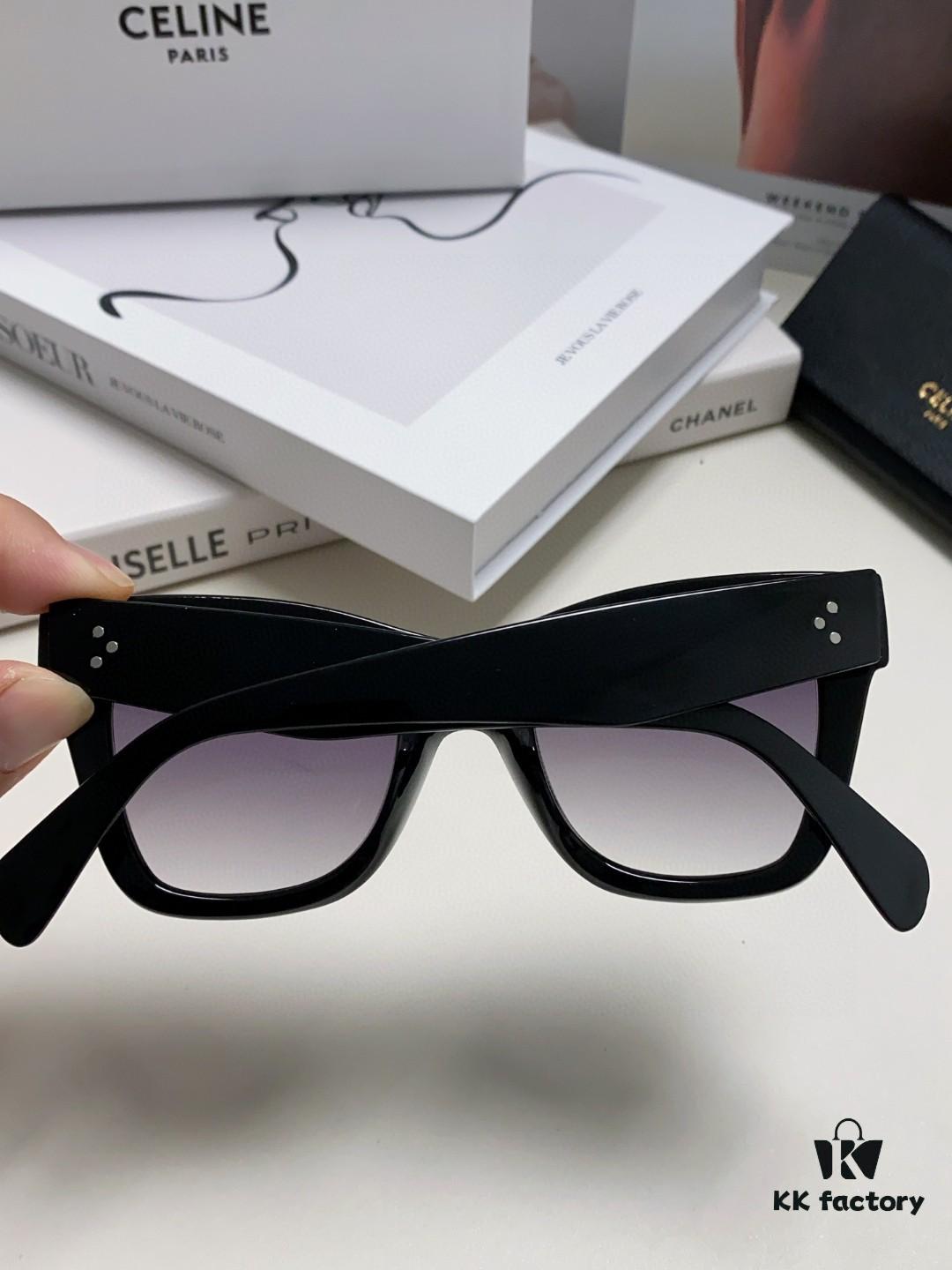 6931faf83a89a121ed54bba8 Celine Unisex Oversized Square Sunglasses for Men and Women, Gradient UV Protection Shades, Fashion Streetwear Eyewear