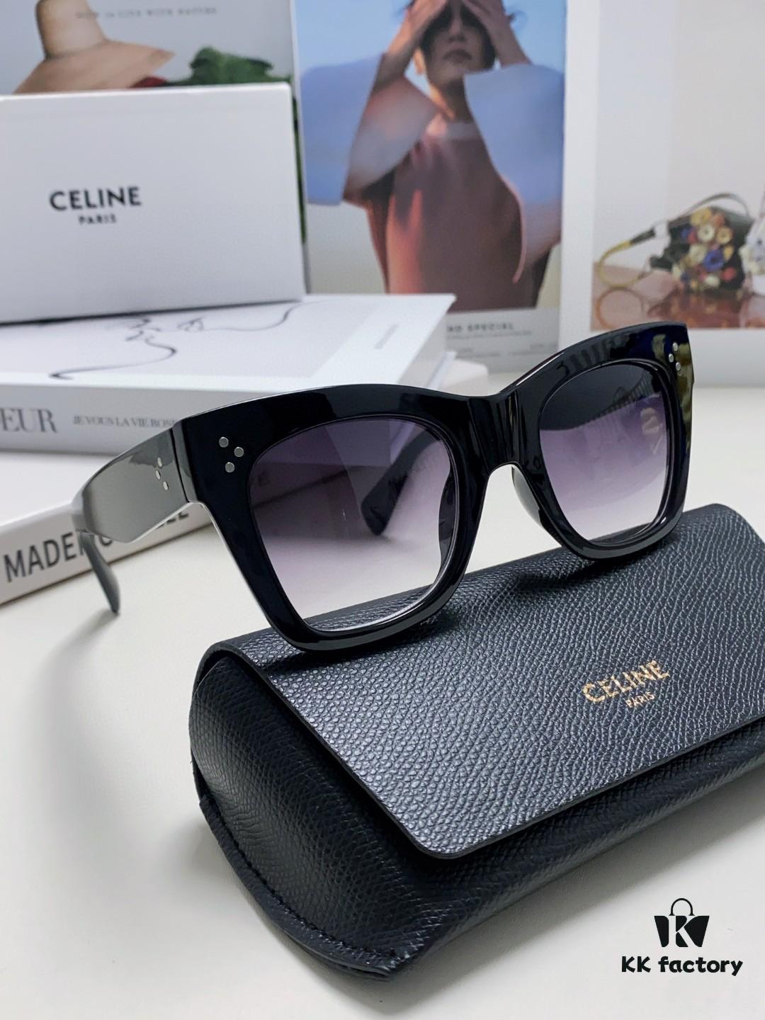 6931faf83a89a121ed54bbab Celine Unisex Oversized Square Sunglasses for Men and Women, Gradient UV Protection Shades, Fashion Streetwear Eyewear