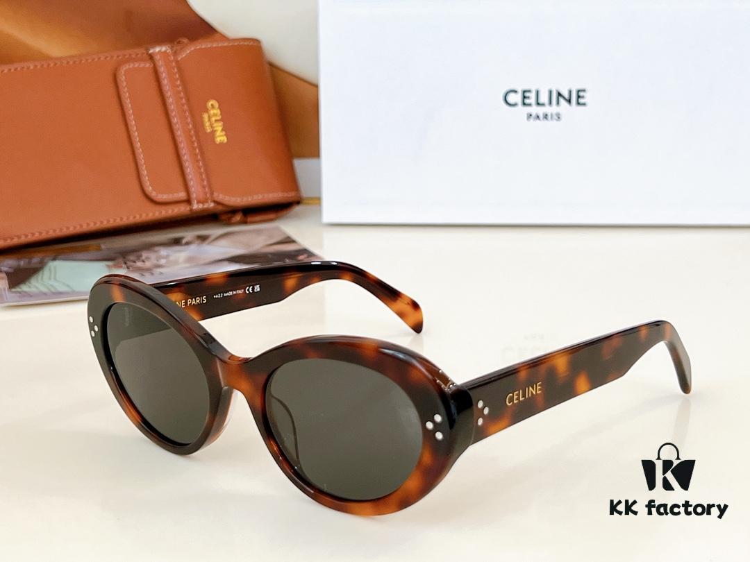 6931faf93a89a121ed54bbac 120 CELINE New Arrival Official Website Poster Simple Style Versatile Candy Colors Sunglasses Favorite Oval Frame with Signature Logo Design Fashionable and Everyday Wear Popular on Xiaohongshu Influencer Recommendations Model: CL40193I Size: 53-21-145 🔝🔝 Eyewear Sunglasses