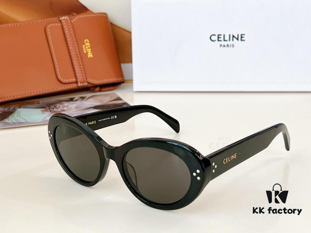 6931faf93a89a121ed54bbaf 120 CELINE New Arrival Official Website Poster Simple Style Versatile Candy Colors Sunglasses Favorite Oval Frame with Signature Logo Design Fashionable and Everyday Wear Popular on Xiaohongshu Influencer Recommendations Model: CL40193I Size: 53-21-145 🔝🔝 Eyewear Sunglasses
