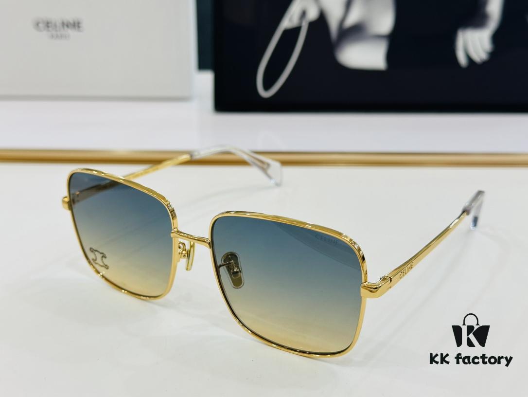 6931fafc3a89a121ed54bbcc CELINE CL42112U Size 58□17-147, Popular Unisex Style with Excellent Shine and Premium Texture, D-Craftsmanship Sunglasses