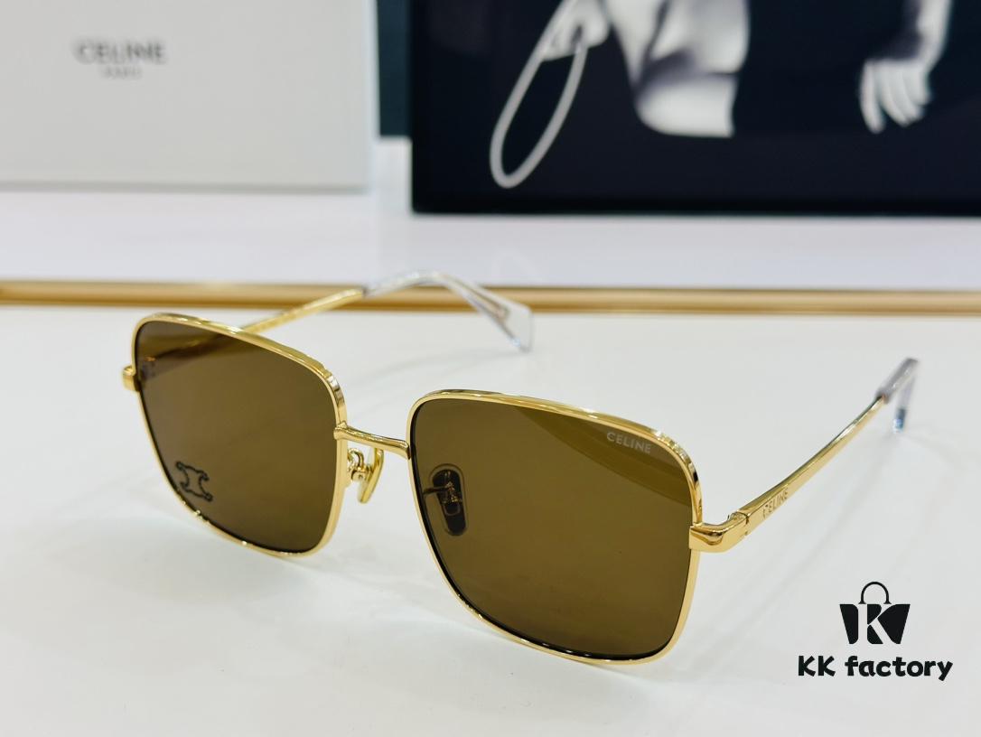 6931fafc3a89a121ed54bbcd CELINE CL42112U Size 58□17-147, Popular Unisex Style with Excellent Shine and Premium Texture, D-Craftsmanship Sunglasses
