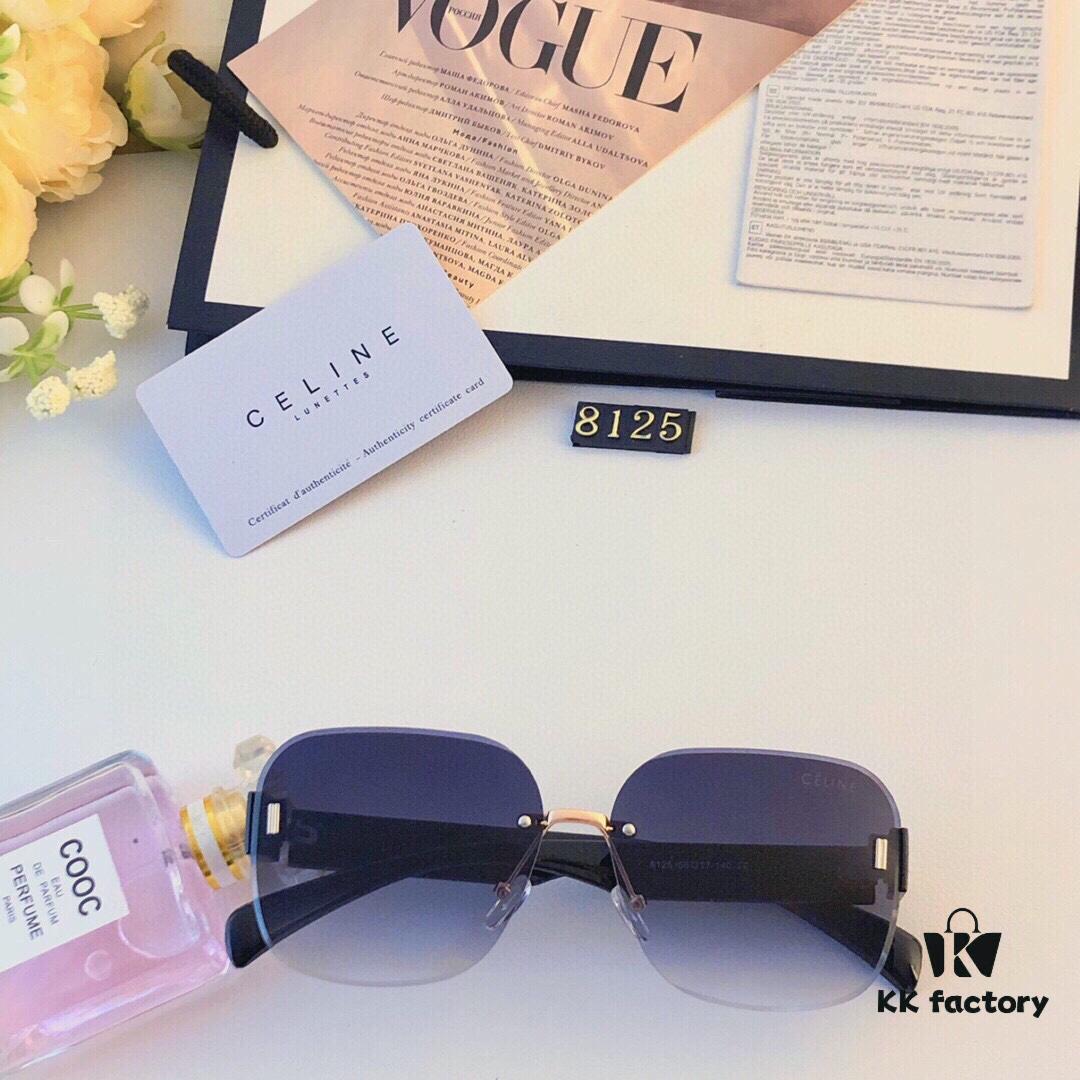 6931faff3a89a121ed54bbf1 Celine New Arrival European and American Fashion Frameless Sunglasses for Women, High-End Style Cut-Edge Sun Protection Glasses with UV Protection