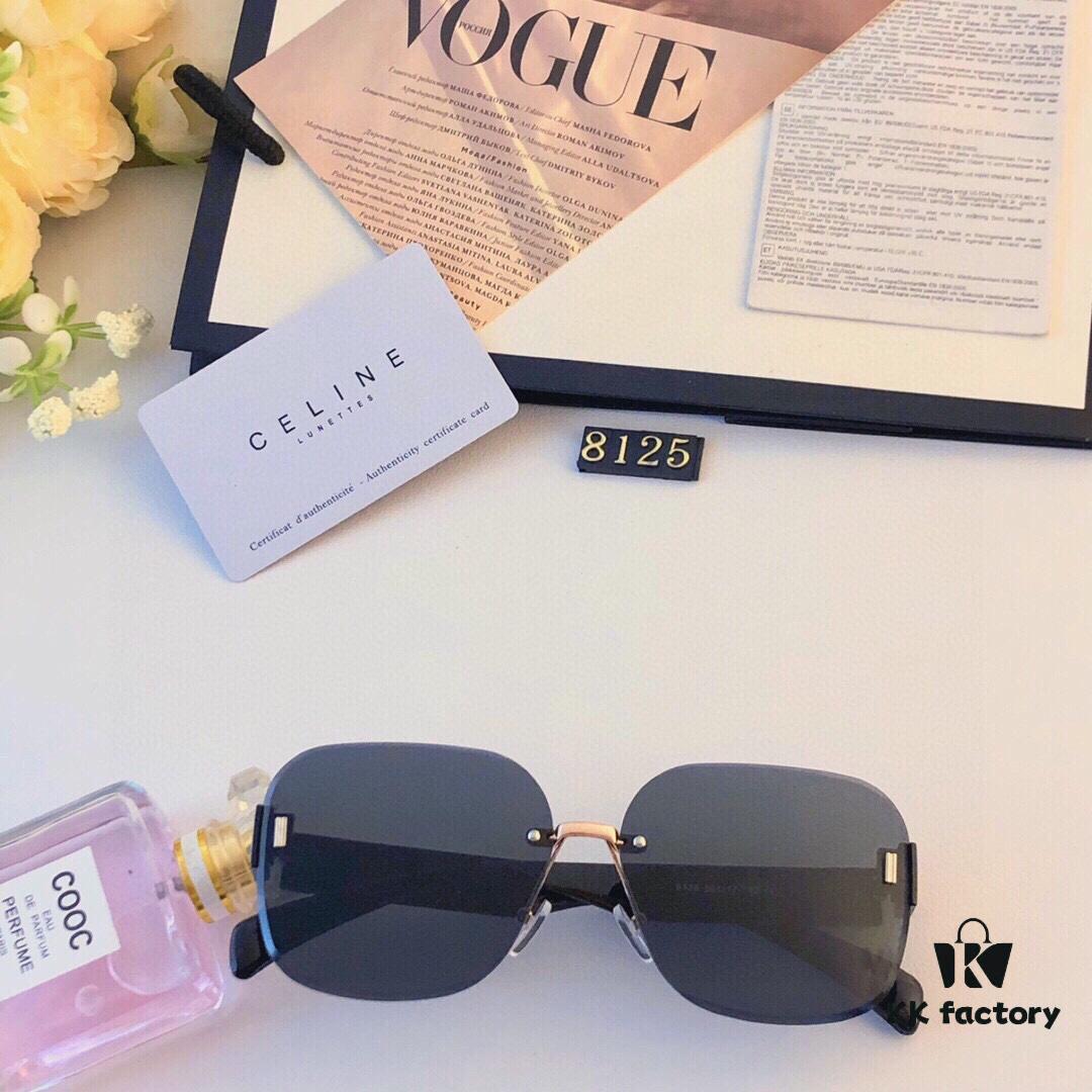6931faff3a89a121ed54bbf2 Celine New Arrival European and American Fashion Frameless Sunglasses for Women, High-End Style Cut-Edge Sun Protection Glasses with UV Protection