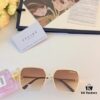 6931fb003a89a121ed54bbfb Celine-Style Korean Fashion Metal Frame Oversized Sunglasses for Women, Trendy Round UV Protection Shades Unisex, Ins Style Streetwear Eyewear