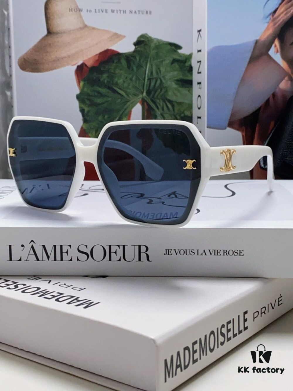 6931fb033a89a121ed54bc25 Celine 2024 New Arrival European and American Style Square Oversized Arch-Shaped Sunglasses for Women, UV Protection Sun Glasses for Large Faces, Fashionable Outdoor Shades
