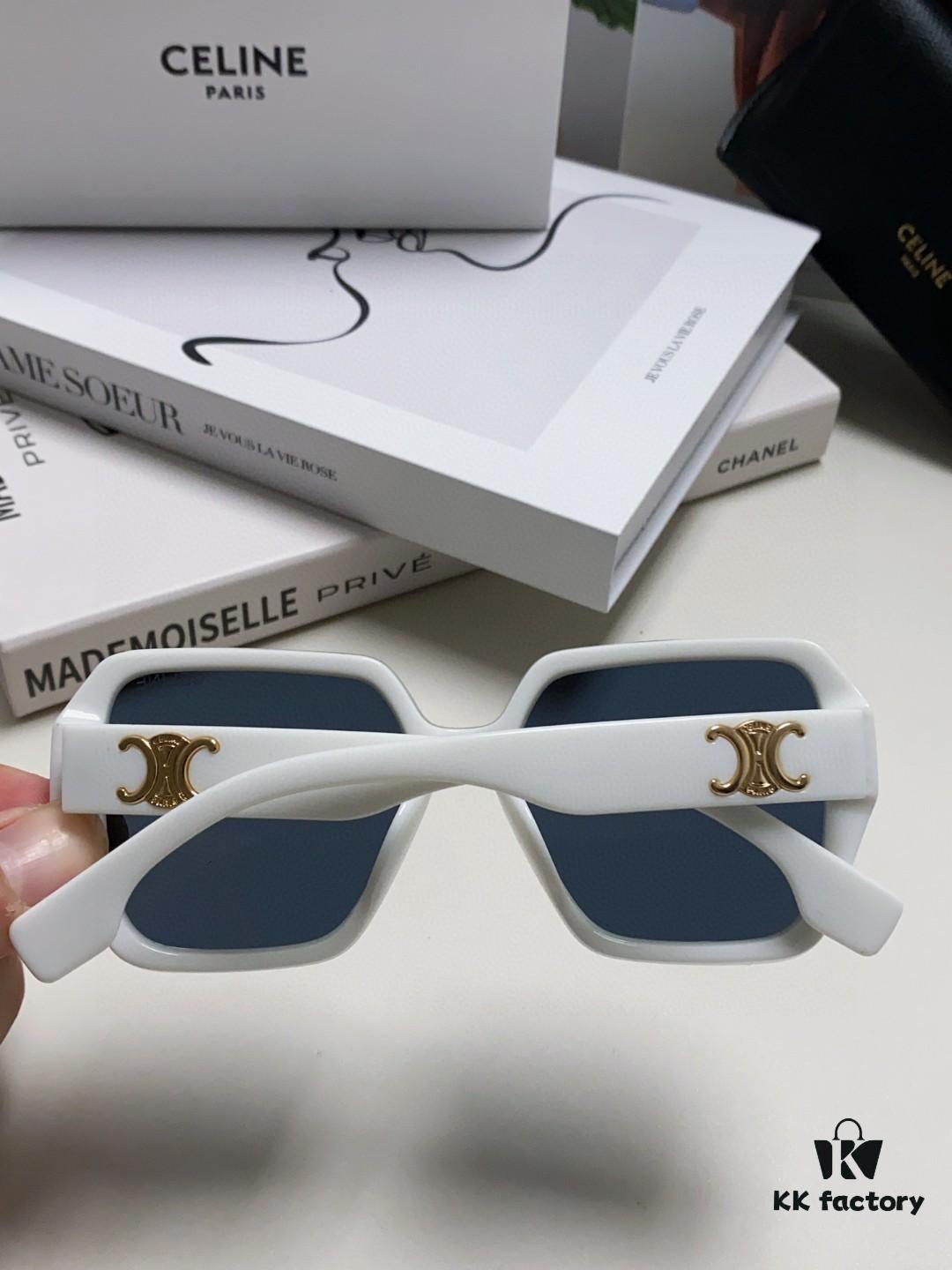 6931fb043a89a121ed54bc29 Celine 2024 New Arrival European and American Style Square Oversized Arch-Shaped Sunglasses for Women, UV Protection Sun Glasses for Large Faces, Fashionable Outdoor Shades