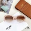 6931fb0b3a89a121ed54bc94 CELINE New Arrival Poster Style Simple and Versatile Sunglasses in Candy Colors, Oval Frame with Signature Logo Design, Fashionable and Everyday Wear, Popular on Xiaohongshu Among Influencers, Model: CL40193I, Size: 53-21-145