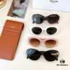 6931fb0c3a89a121ed54bc9c CELINE New Arrival Poster Style Simple and Versatile Sunglasses in Candy Colors, Oval Frame with Signature Logo Design, Fashionable and Everyday Wear, Popular on Xiaohongshu Among Influencers, Model: CL40193I, Size: 53-21-145