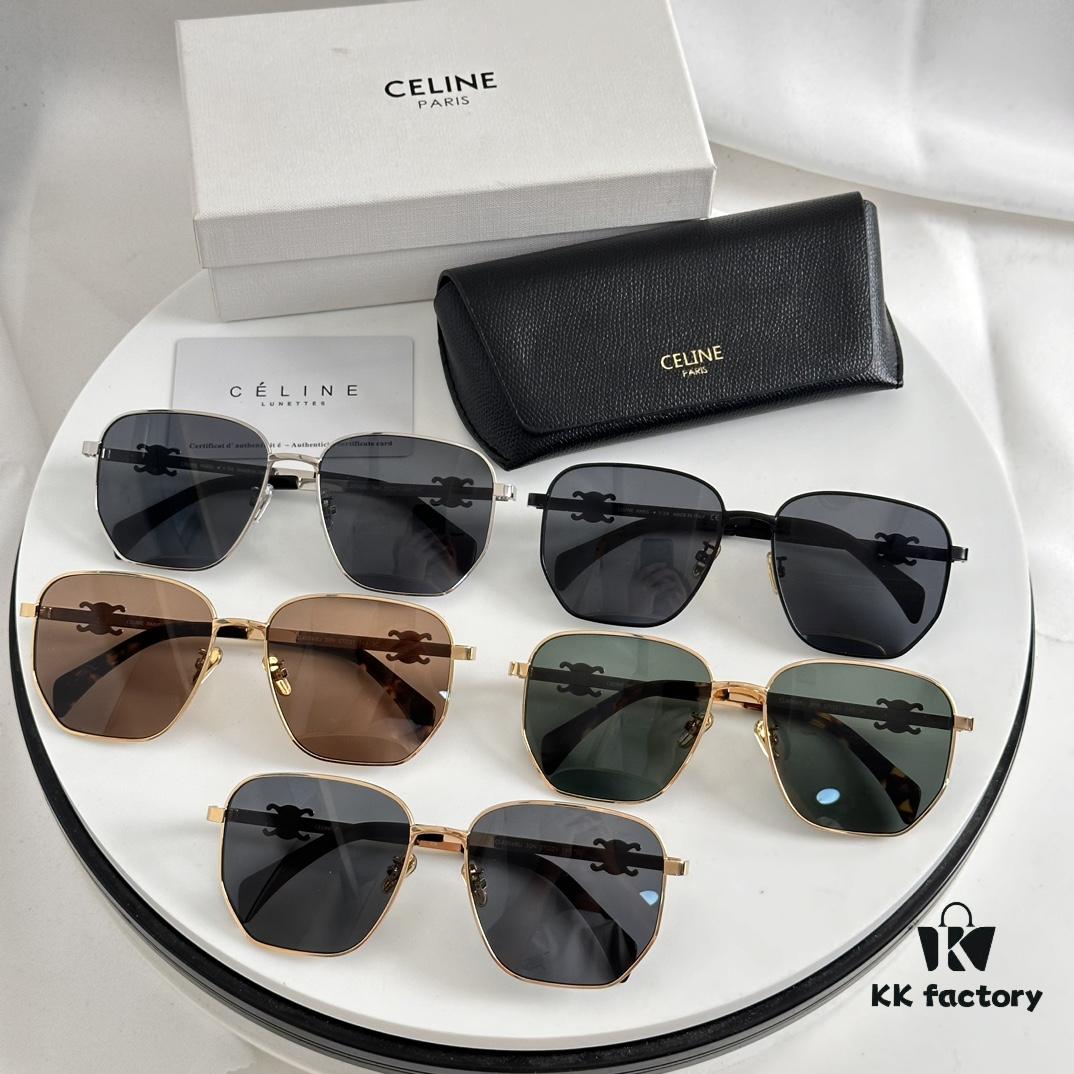6931fb0d3a89a121ed54bca5 Celine Aviator Sunglasses CL40068U Size 57-21-140
