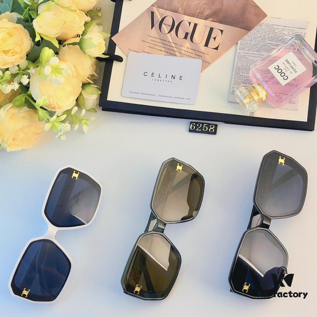 6931fb0d3a89a121ed54bcb0 Celine New Arch of Triumph Asymmetric Design Xiaohongshu White Sunglasses for Women, UV Protection Beach Sun Glasses, Flattering for All Face Shapes