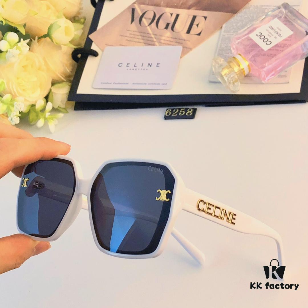 6931fb0e3a89a121ed54bcb4 Celine New Arch of Triumph Asymmetric Design Xiaohongshu White Sunglasses for Women, UV Protection Beach Sun Glasses, Flattering for All Face Shapes