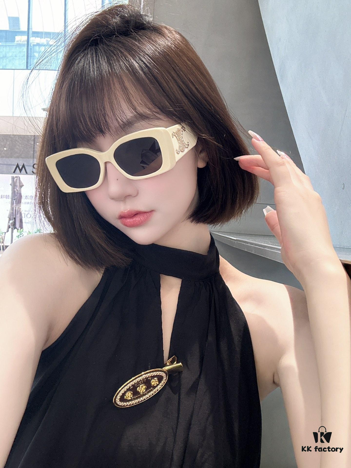 CELINE Full Diamond Archway Model Sunglasses