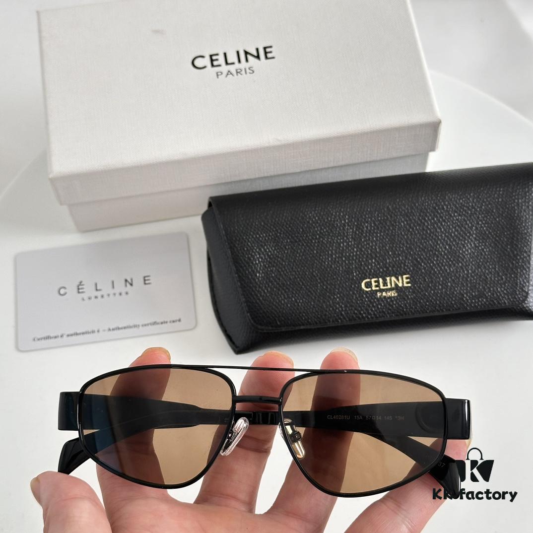 6931fb0f3a89a121ed54bcce Factory Direct Price with Internal Coating Carl Zeiss Logo CELINE CL40281U, Consistently Popular Style, European and American Fashion B, High Gloss, Strong Texture, Excellent Craftsmanship Sunglasses
