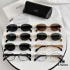 Factory Direct Price, Large Stock, Internally Coated, Laser Logo CELINE CL40235U Arc de Triomphe, Retro Small Round Frame with Logo