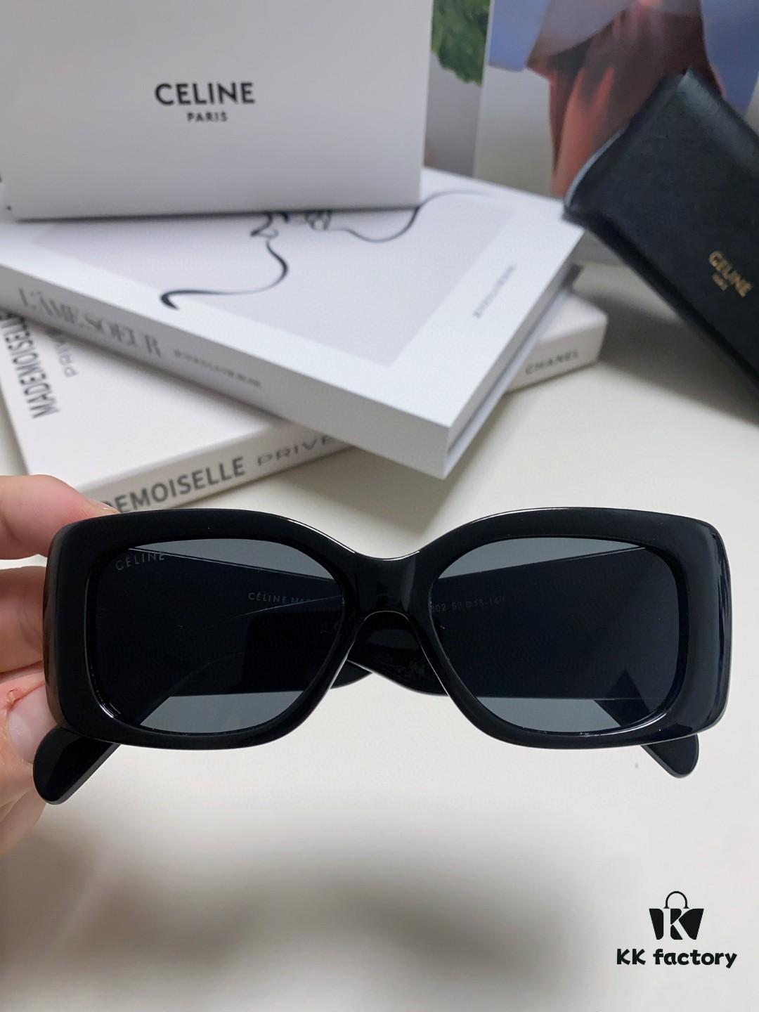 6931fb153a89a121ed54bd16 CELINE 2024 New Runway Official Same Style as Yang Mi, Versatile Oversized Square Archetype Sunglasses
