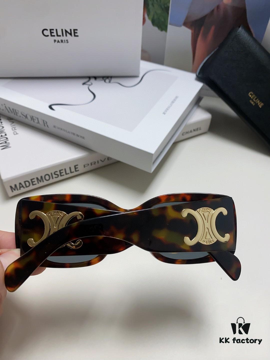 6931fb173a89a121ed54bd2c CELINE 2024 New Runway Official Same Style as Yang Mi, Versatile Oversized Square Archetype Sunglasses