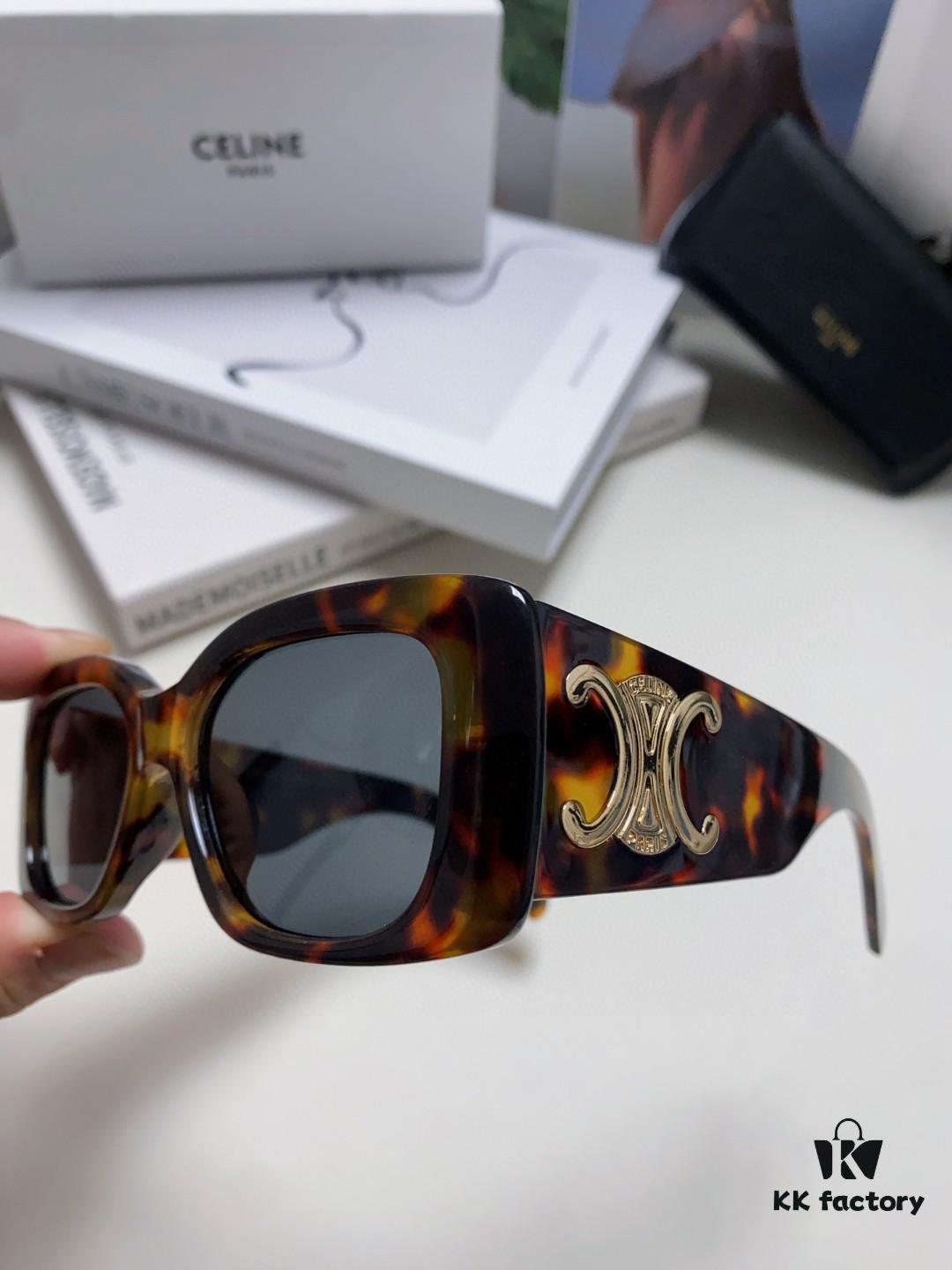 6931fb173a89a121ed54bd2d CELINE 2024 New Runway Official Same Style as Yang Mi, Versatile Oversized Square Archetype Sunglasses