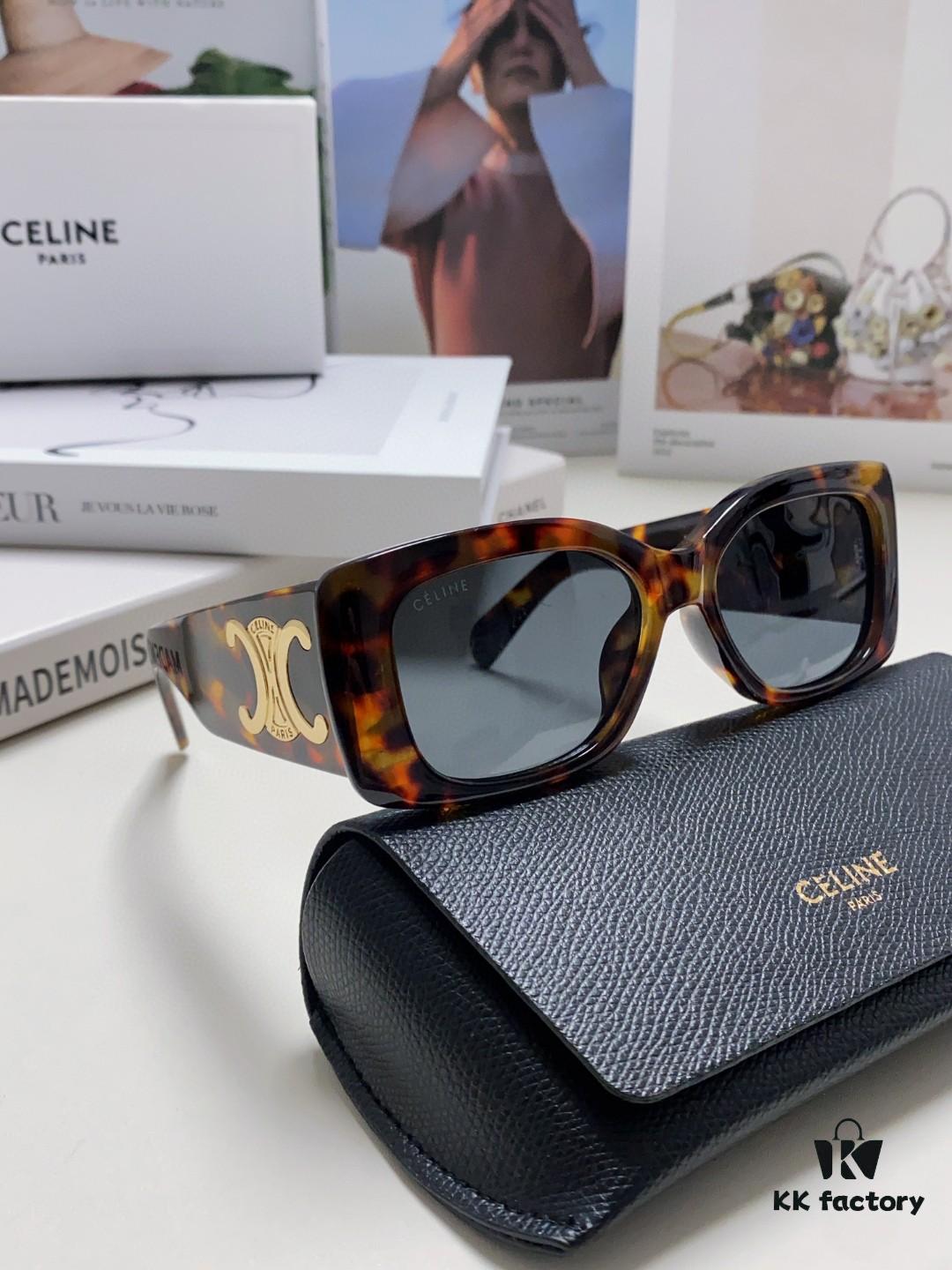 6931fb173a89a121ed54bd2e CELINE 2024 New Runway Official Same Style as Yang Mi, Versatile Oversized Square Archetype Sunglasses