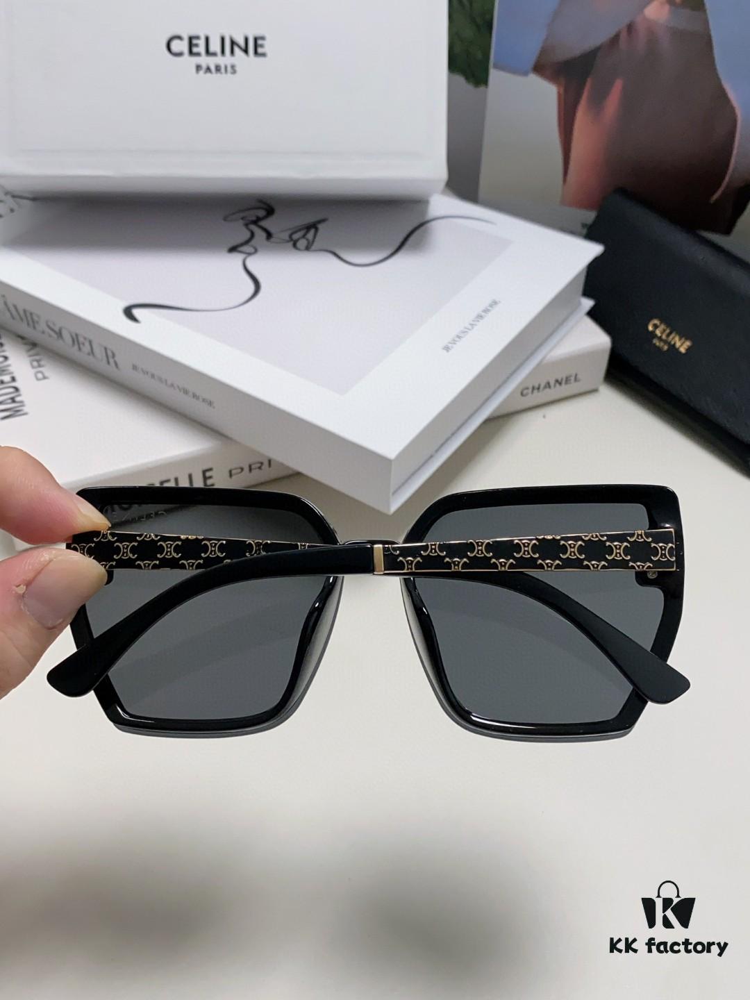 6931fb183a89a121ed54bd40 Celine 2024 New Arrival Luxury Elegant Oversized Square Frame Society Lady Sunglasses for Women, Trendy Round Face Flattering Sun Glasses