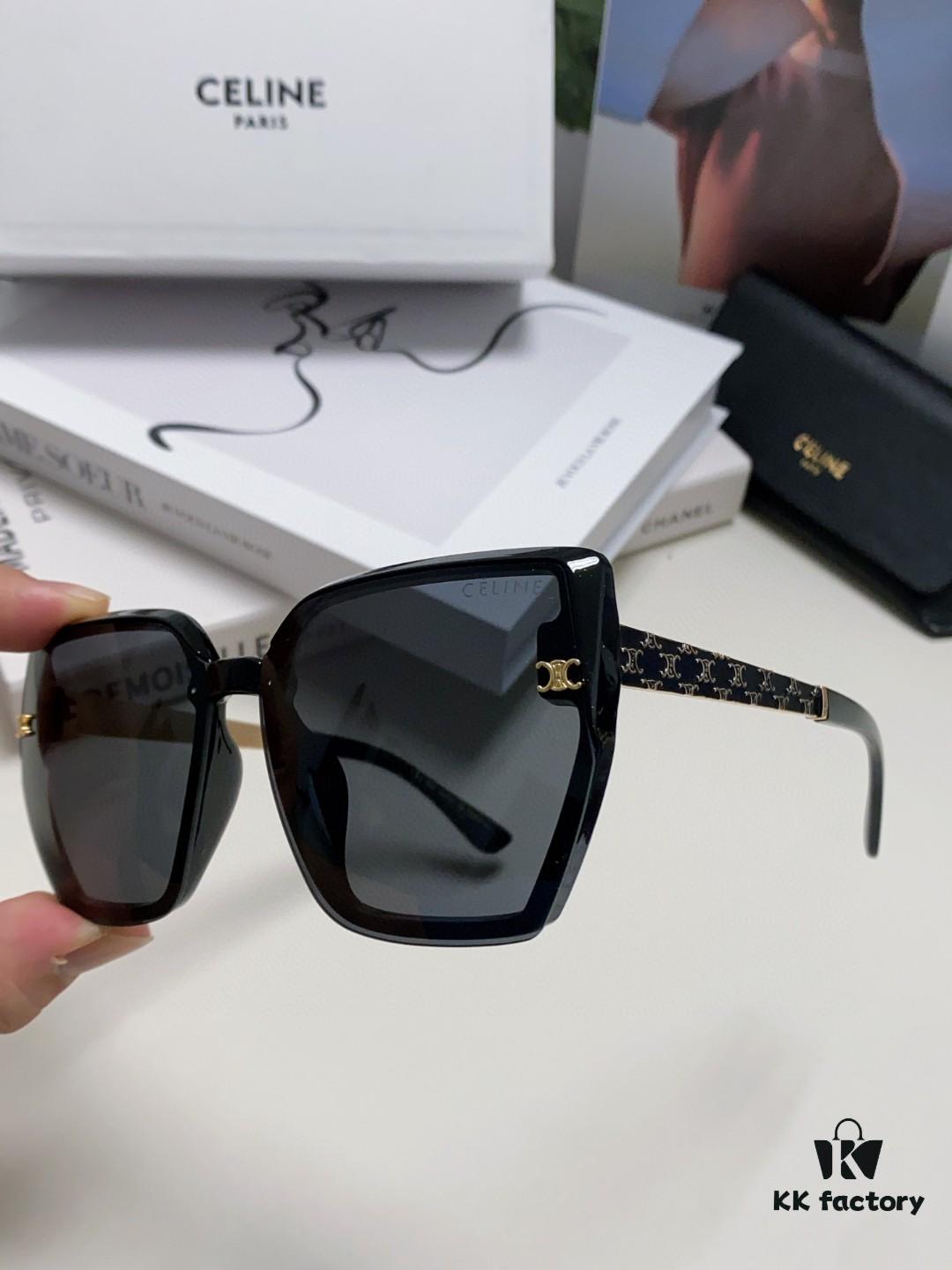 6931fb183a89a121ed54bd41 Celine 2024 New Arrival Luxury Elegant Oversized Square Frame Society Lady Sunglasses for Women, Trendy Round Face Flattering Sun Glasses