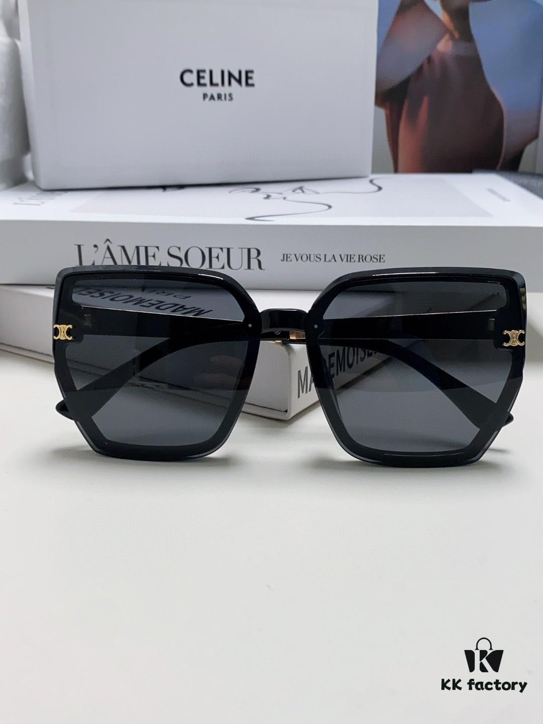 6931fb183a89a121ed54bd42 Celine 2024 New Arrival Luxury Elegant Oversized Square Frame Society Lady Sunglasses for Women, Trendy Round Face Flattering Sun Glasses