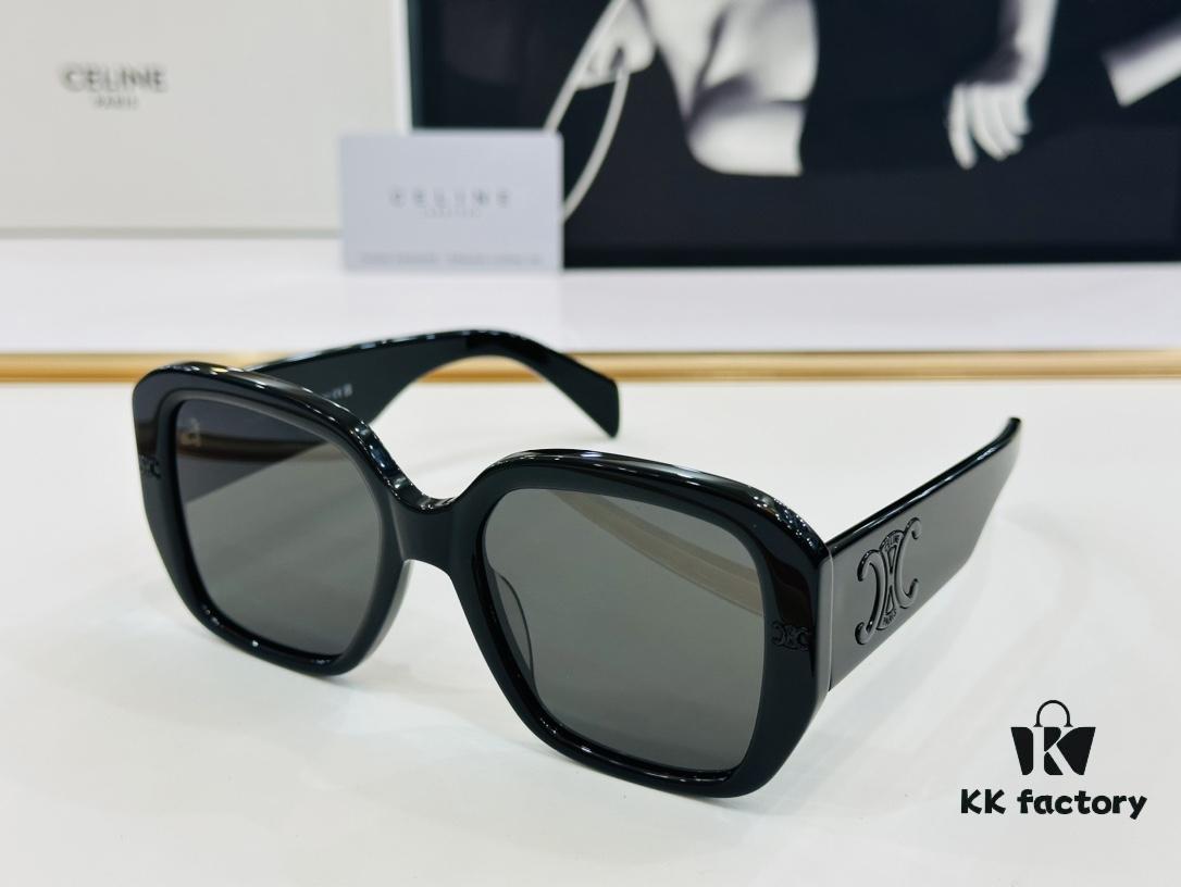 6931fb1c3a89a121ed54bd75 CELINE CE40322 Size: 55□21-145 Arch of Triumph Temple Sunglasses High-End Version Premium Quality Acetate Fashion Sunglasses
