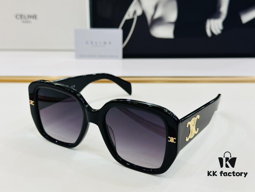6931fb1c3a89a121ed54bd76 CELINE CE40322 Size: 55□21-145 Arch of Triumph Temple Sunglasses High-End Version Premium Quality Acetate Fashion Sunglasses