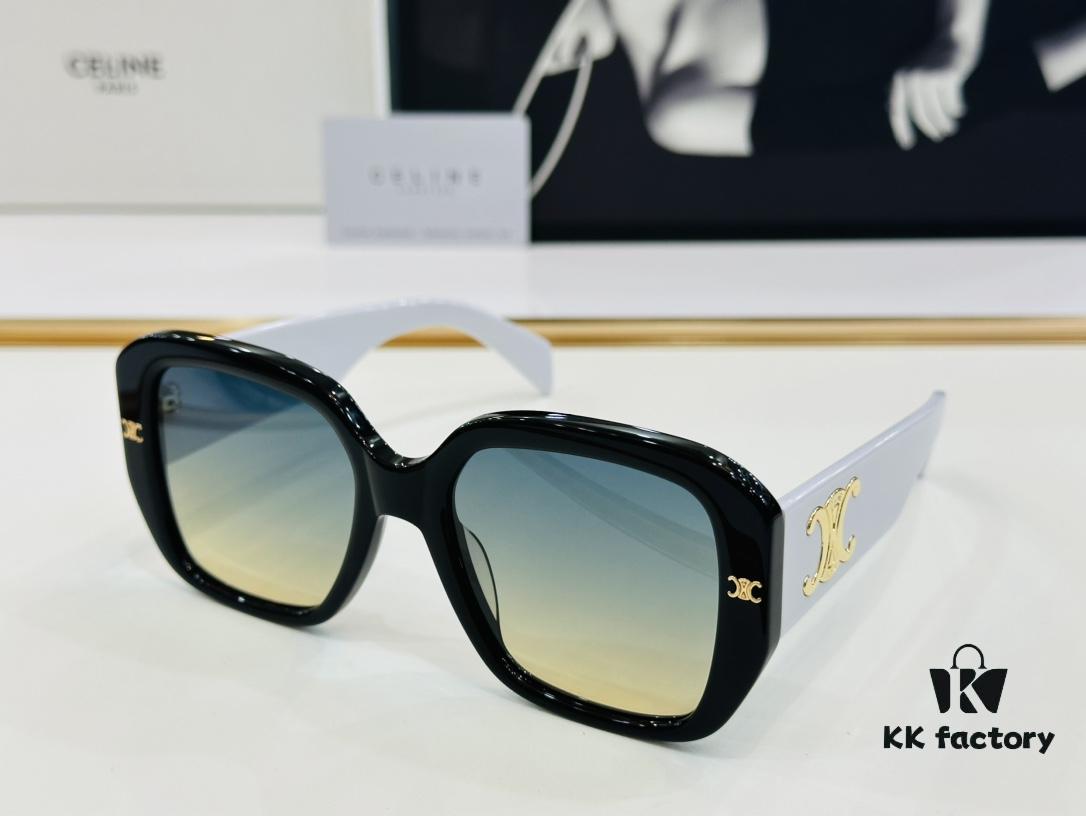 6931fb1c3a89a121ed54bd77 CELINE CE40322 Size: 55□21-145 Arch of Triumph Temple Sunglasses High-End Version Premium Quality Acetate Fashion Sunglasses