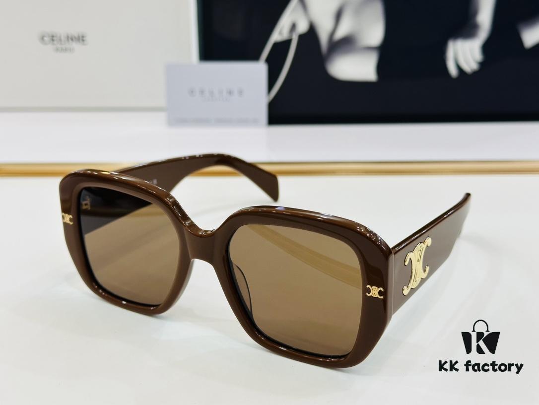 6931fb1c3a89a121ed54bd78 CELINE CE40322 Size: 55□21-145 Arch of Triumph Temple Sunglasses High-End Version Premium Quality Acetate Fashion Sunglasses