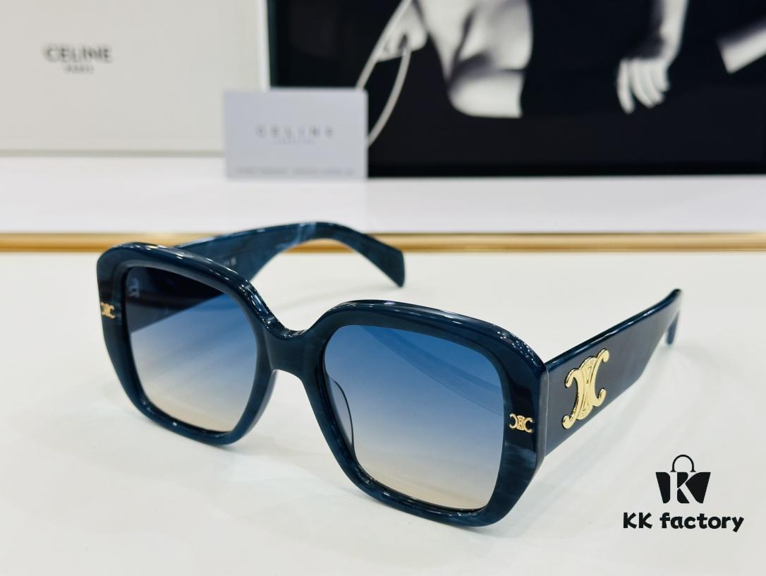 6931fb1c3a89a121ed54bd79 CELINE CE40322 Size: 55□21-145 Arch of Triumph Temple Sunglasses High-End Version Premium Quality Acetate Fashion Sunglasses
