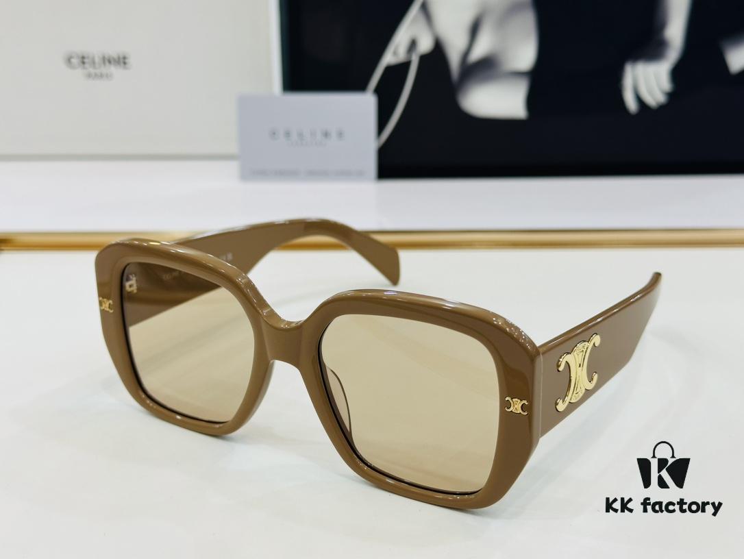 6931fb1c3a89a121ed54bd7a CELINE CE40322 Size: 55□21-145 Arch of Triumph Temple Sunglasses High-End Version Premium Quality Acetate Fashion Sunglasses