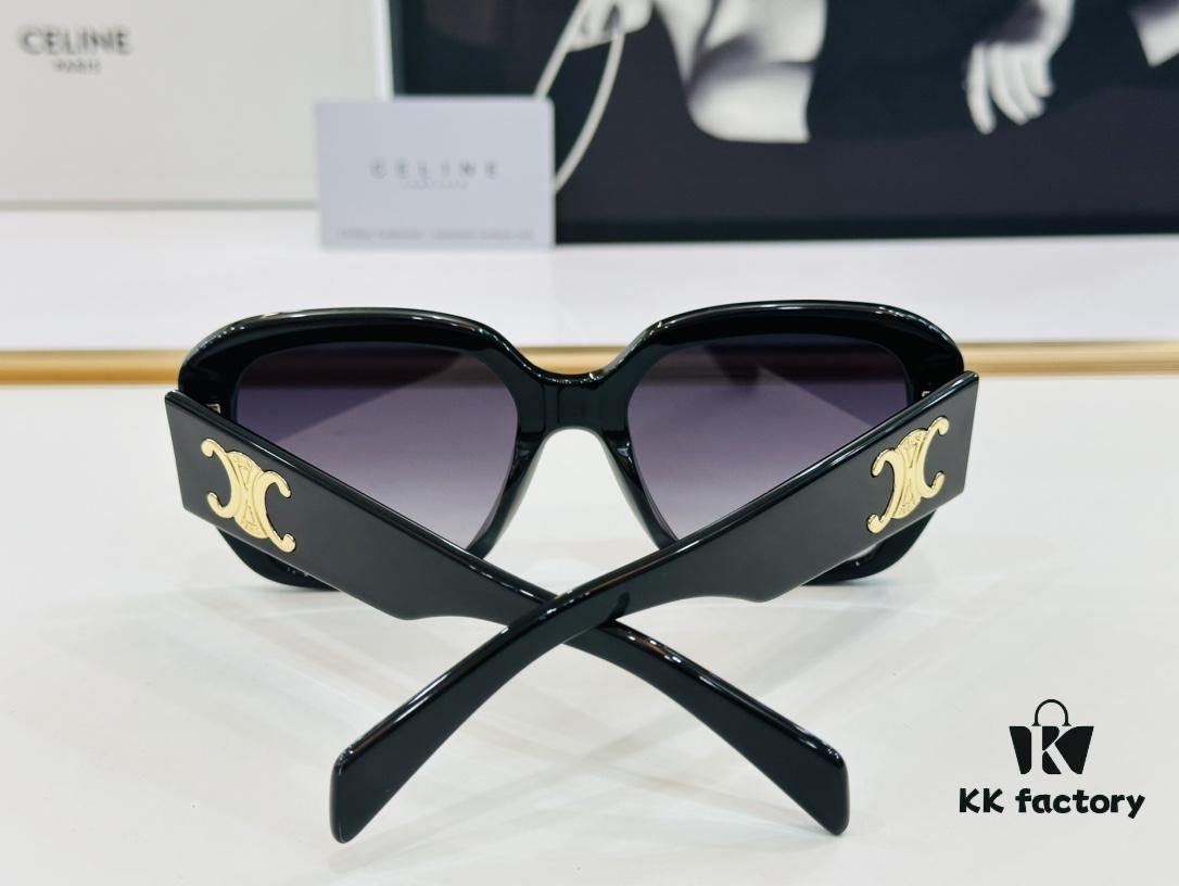 6931fb1d3a89a121ed54bd7c CELINE CE40322 Size: 55□21-145 Arch of Triumph Temple Sunglasses High-End Version Premium Quality Acetate Fashion Sunglasses