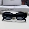 6931fb1f3a89a121ed54bd98 Celine Lisa's Same Style Retro Triumph Arch Sunglasses for Women, New Trendy UV-Proof High-End Slimming Sun Glasses, Black and Gold Eyewear