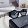 6931fb1f3a89a121ed54bd99 Celine Lisa's Same Style Retro Triumph Arch Sunglasses for Women, New Trendy UV-Proof High-End Slimming Sun Glasses, Black and Gold Eyewear