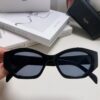 6931fb1f3a89a121ed54bda1 Celine Lisa Same Style Retro Triumph Arch Sunglasses for Women, New Trendy UV-Proof Slimming Luxury Sunglasses, Black and Silver Eyewear