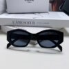 6931fb1f3a89a121ed54bda4 Celine Lisa Same Style Retro Triumph Arch Sunglasses for Women, New Trendy UV-Proof Slimming Luxury Sunglasses, Black and Silver Eyewear