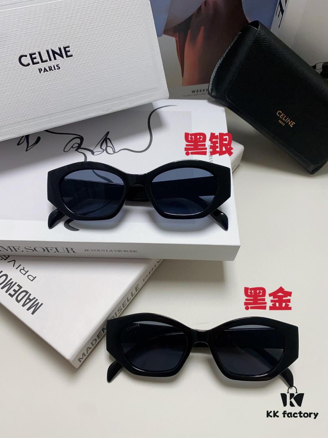6931fb203a89a121ed54bda7 Celine Lisa Same Style Retro Triumph Arch Sunglasses for Women, New Trendy UV-Proof Slimming Luxury Sunglasses, Black and Silver Eyewear