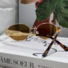 6931fb213a89a121ed54bdb7 Lisa's Same Celine Retro Round Frame Sunglasses, the 'Egg Superman' Style, Known as the Arc de Triomphe Design, Always Popular and Hard to Get