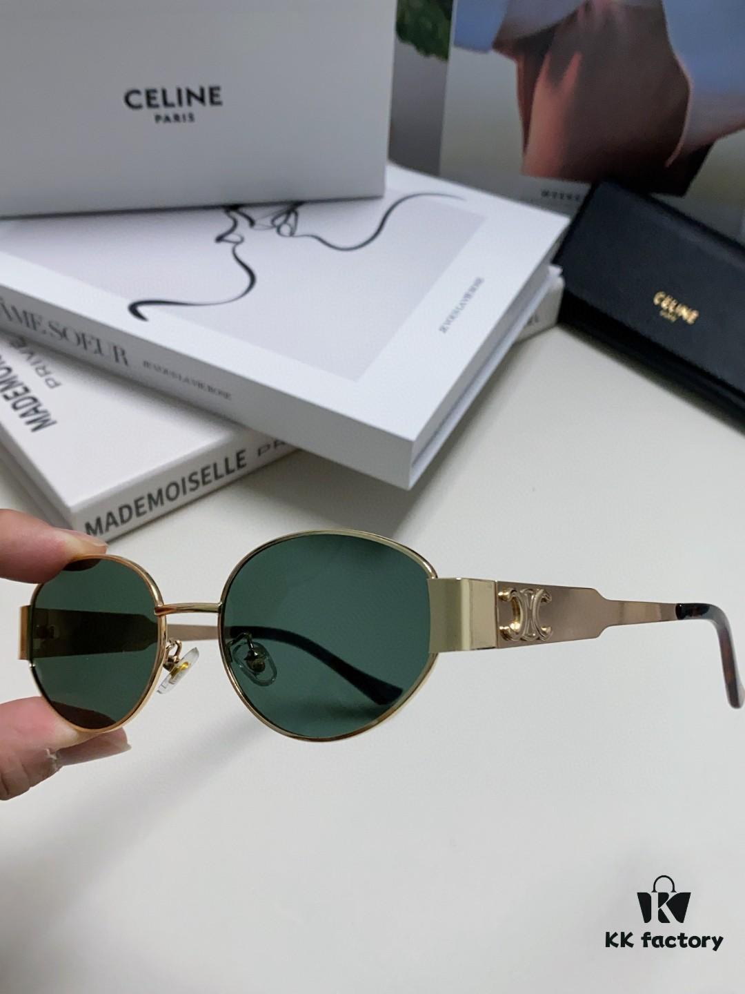 6931fb223a89a121ed54bdc5 Lisa's Same Celine Retro Round-Framed Sunglasses, Known as the 'Egg Superman' Style, Iconic Arch Design Always Popular, Hard to Get