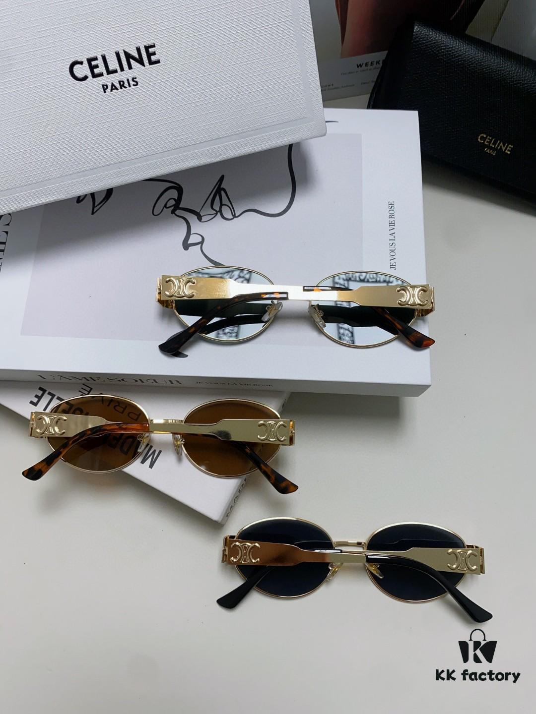 6931fb223a89a121ed54bdc8 Lisa's Same Celine Retro Round-Framed Sunglasses, Known as the 'Egg Superman' Style, Iconic Arch Design Always Popular, Hard to Get