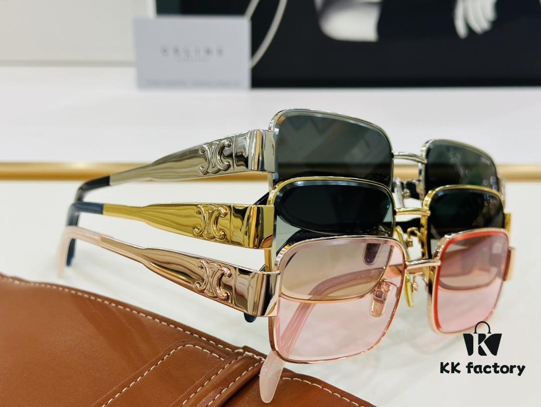 CELINE CL42108U Size 56□18-145 Classic Best-Selling Unisex Sunglasses with Excellent Shine and Premium Texture, European-American Style, Superior Craftsmanship