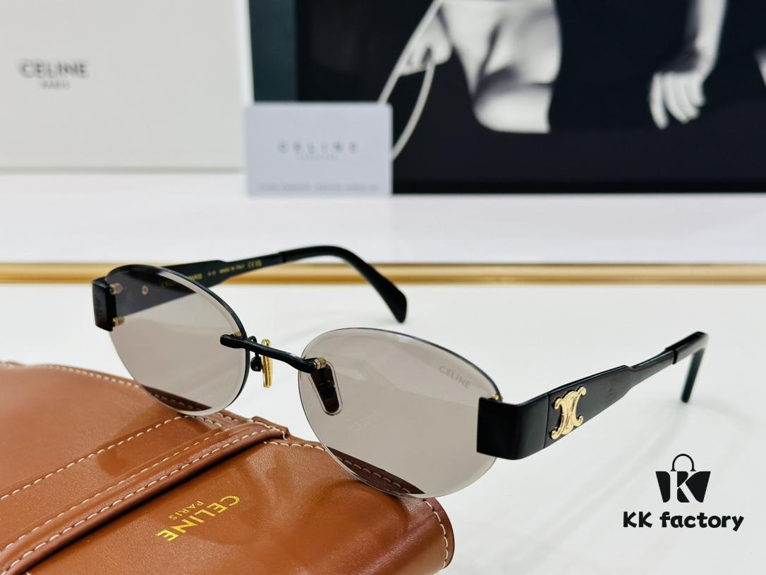 6931fb273a89a121ed54be09 CELINE CL42097U Size 57mm x 18-142, Consistently Popular Style, European and American Fashion, Excellent Gloss, Strong Texture, XL Craftsmanship Amazing
