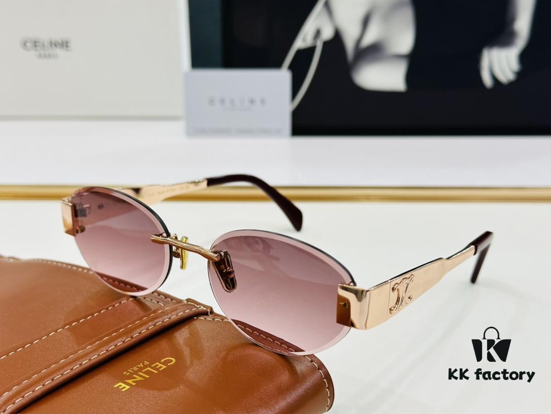 6931fb273a89a121ed54be0b CELINE CL42097U Size 57mm x 18-142, Consistently Popular Style, European and American Fashion, Excellent Gloss, Strong Texture, XL Craftsmanship Amazing