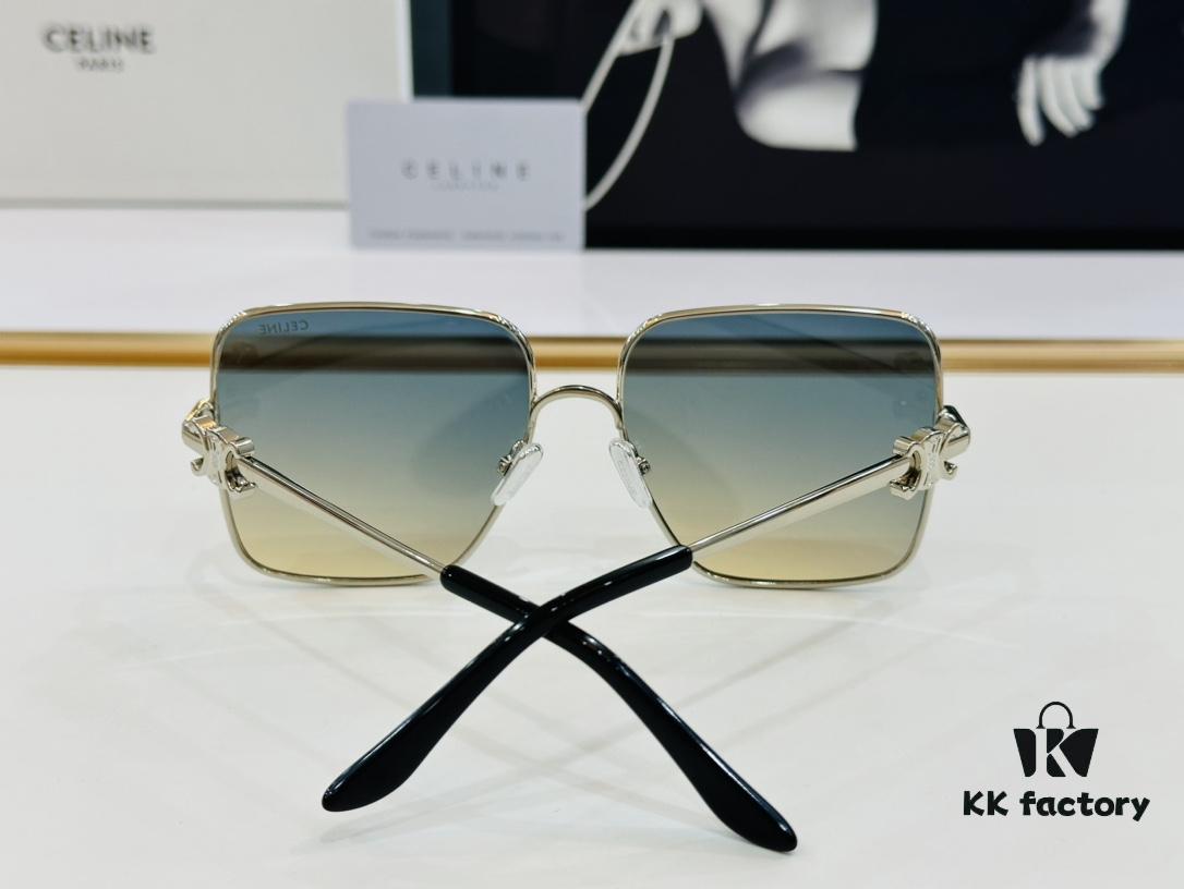 CELINE CL42101U Sunglasses Size 60□17-143, Popular Unisex Style with Excellent Shine and Premium Texture, XL Craftsmanship