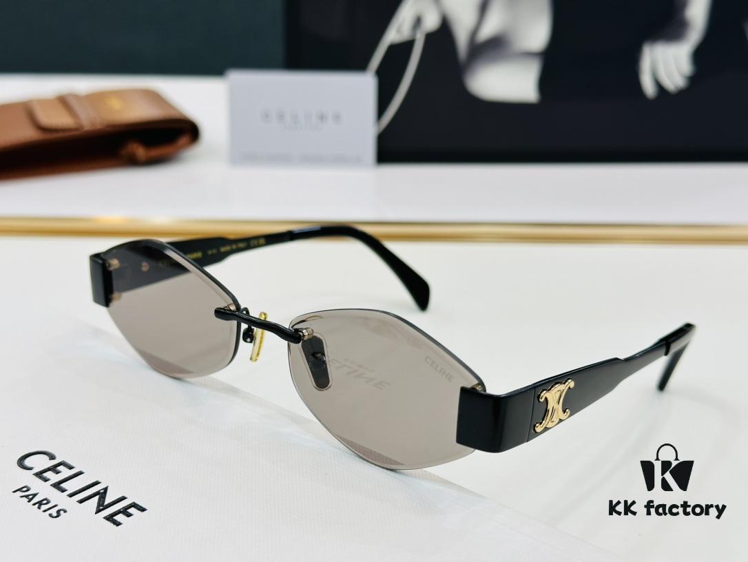 6931fb2a3a89a121ed54be31 CELINE CL42096U Sunglasses, Size: 57□17-145, Popular European and American Style, Excellent Gloss and Texture, XL Craftsmanship